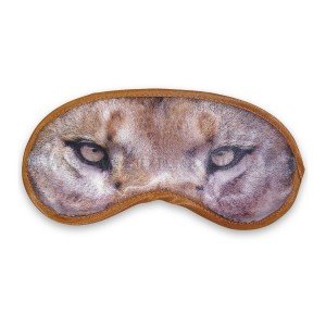 Маска для сна Элит Львица Коричневый, 20х8