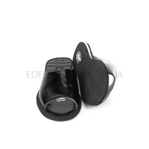 Кожаные женские тапочки для дома Pellagio 5641 Черный, 36