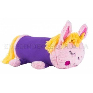 Подушка игрушка Единорог Тигрес Фиолетовый,