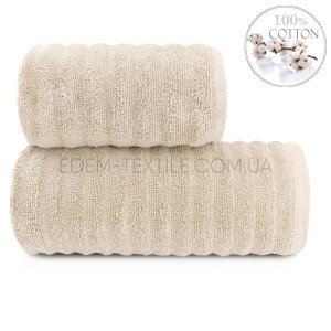 Полотенце Микрокоттон Cestepe premium Ezgi Бежевый, 50х90