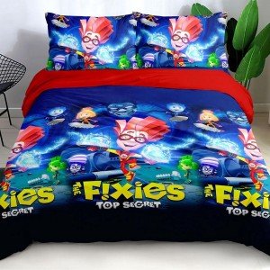 Подростковый постельный комплект Фиксики Tag Синий, Полуторный