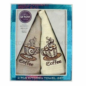 Набор вафельных салфеток круглой формы Coffee , диаметр 50-2шт