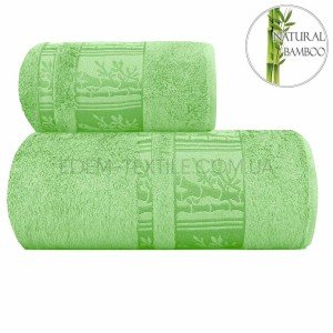 Полотенце бамбуковое Bamboo Agac Desen Zeron Зеленый, 50х90