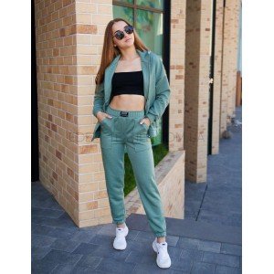 Женский Костюм Худи и Джогеры Tomiko 614 нифрит, XL