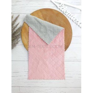 Салфетка универсальная для уборки Colorful 5843 Розовый, 25х50