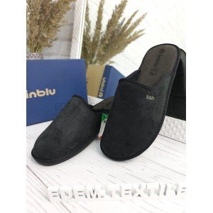 Тапочки мужские Inblu закрытые домашние 91-2H Черный, 40