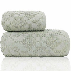 Махровое полотенце из хлопка Sikel Tripolis Оливковый, 50х90