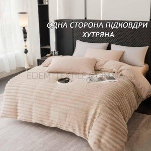 Однотонный комплект белья Colorful Home Фланель , Евро