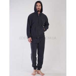 Флисовый мужской костюм на молнии Vienetta 0246 Графитовый, M
