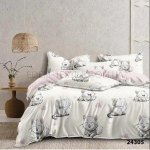 Подростковое постельное белье ранфос Котики 24305 , Полуторный