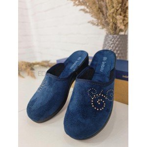 Тапочки комнатные женские Камушки Inblu CL-4F Синий, 36