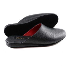 Тапочки мужские из натуральной кожи Pellagio 770 Черный, 42