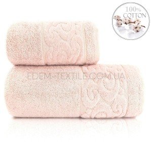 Полотенце для ванной комнаты Hanibaba Floral Персиковый, 100х150