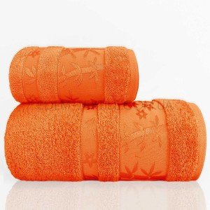 Качественное полотенце из бамбука Elit Турция Терракотовый, 50х90