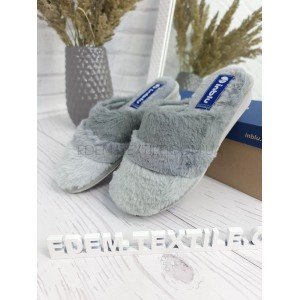 Женские тапочки с закрытым носком Inblu LB-10H Серый, 40