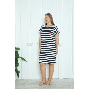 Женская Туника для дома Nicoletta 84310 в полоску