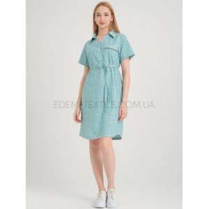 Платье женское летнее с коротким рукавом 04214 Мятный, 3XL