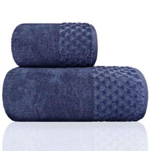 Полотенце из плотной махры Mia Capa Home Синий, 90х150
