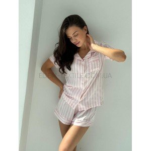 Модная Пижама в стиле Victoria's Secret 052 Розовый, XL/2XL