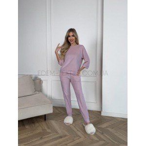 Костюм Велюровый Кофта с рукавом 3/4 и Штаны лате, M