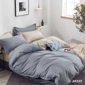 Однотонное постельное белье Ранфорс Viluta 24335 , Двуспальный