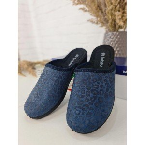 Тапочки домашние женские Inblu Леопард CF010600 Синий, 40