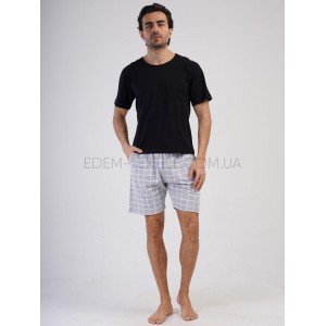 Хлопковые мужские шорты для дома Vienetta 4767 Серый, XL